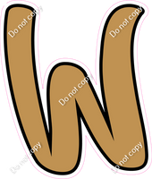 CUL 23.5" Individuals - Flat Gold W