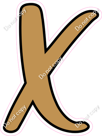 CUL 23.5" Individuals - Flat Gold X