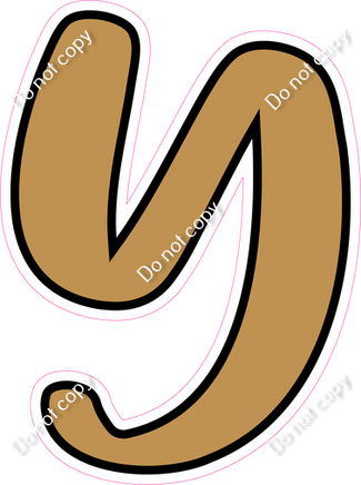 CUL 23.5" Individuals - Flat Gold Y