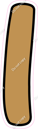 CUL 23.5" Individuals - Flat Gold 1