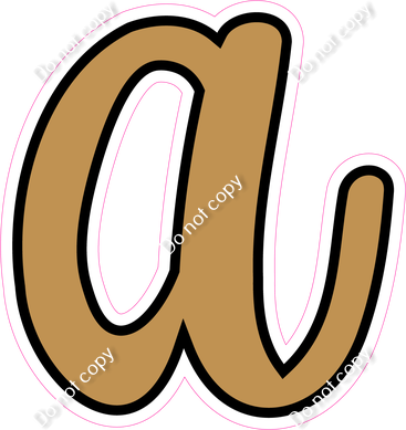 CUL 23.5" Individuals - Flat Gold a