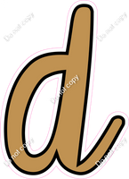 CUL 23.5" Individuals - Flat Gold d