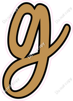 CUL 23.5" Individuals - Flat Gold g