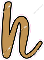 CUL 23.5" Individuals - Flat Gold h