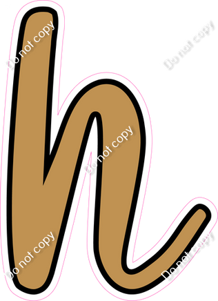 CUL 23.5" Individuals - Flat Gold h