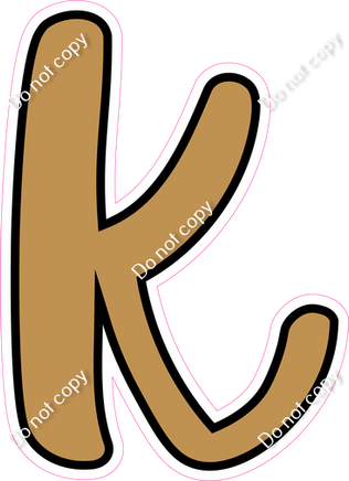 CUL 23.5" Individuals - Flat Gold k