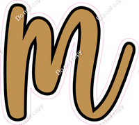 CUL 23.5" Individuals - Flat Gold m