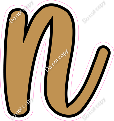 CUL 23.5" Individuals - Flat Gold n