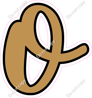 CUL 23.5" Individuals - Flat Gold o