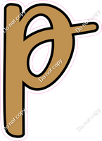 CUL 23.5" Individuals - Flat Gold p