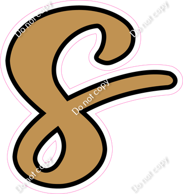 CUL 23.5" Individuals - Flat Gold s