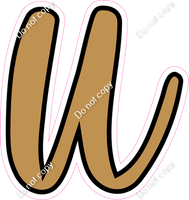 CUL 23.5" Individuals - Flat Gold u