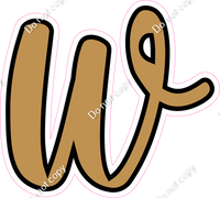 CUL 23.5" Individuals - Flat Gold w