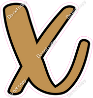 CUL 23.5" Individuals - Flat Gold x