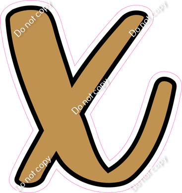 CUL 23.5" Individuals - Flat Gold x