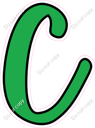 CUL 23.5" Individuals - Flat Green C