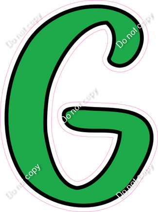 CUL 23.5" Individuals - Flat Green G