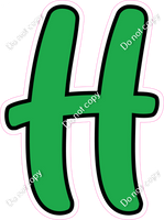 CUL 23.5" Individuals - Flat Green H