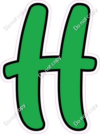 CUL 23.5" Individuals - Flat Green H