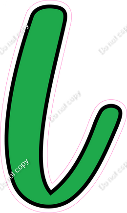 CUL 23.5" Individuals - Flat Green L