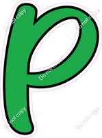 CUL 23.5" Individuals - Flat Green P