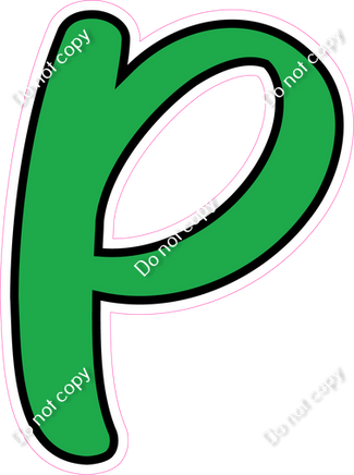 CUL 23.5" Individuals - Flat Green P