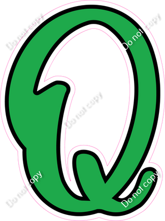 CUL 23.5" Individuals - Flat Green Q