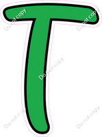 CUL 23.5" Individuals - Flat Green T