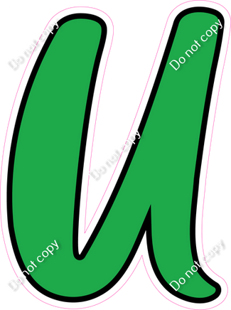 CUL 23.5" Individuals - Flat Green U