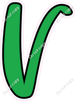 CUL 23.5" Individuals - Flat Green V