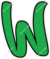 CUL 23.5" Individuals - Flat Green W