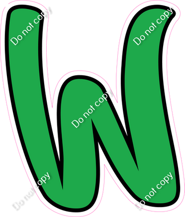 CUL 23.5" Individuals - Flat Green W