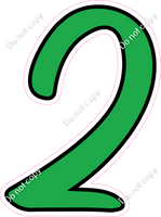 CUL 23.5" Individuals - Flat Green 2