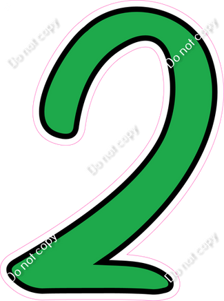 CUL 23.5" Individuals - Flat Green 2