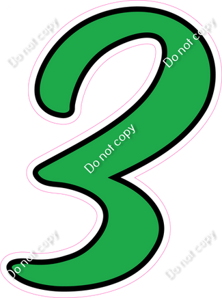 CUL 23.5" Individuals - Flat Green 3