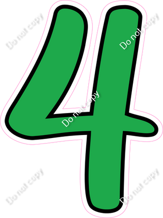 CUL 23.5" Individuals - Flat Green 4