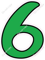 CUL 23.5" Individuals - Flat Green 6