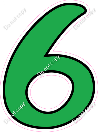 CUL 23.5" Individuals - Flat Green 6