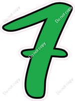 CUL 23.5" Individuals - Flat Green 7