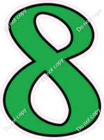 CUL 23.5" Individuals - Flat Green 8