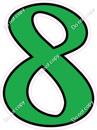 CUL 23.5" Individuals - Flat Green 8