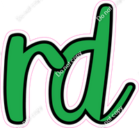 CUL 23.5" Individuals - Flat Green RD