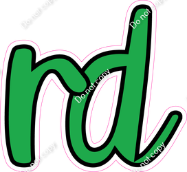 CUL 23.5" Individuals - Flat Green RD