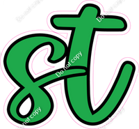 CUL 23.5" Individuals - Flat Green ST