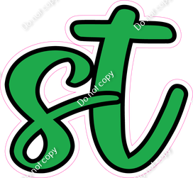 CUL 23.5" Individuals - Flat Green ST