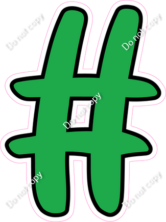 CUL 23.5" Individuals - Flat Green #