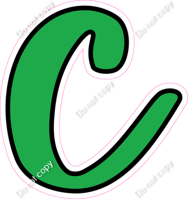 CUL 23.5" Individuals - Flat Green c