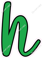 CUL 23.5" Individuals - Flat Green h