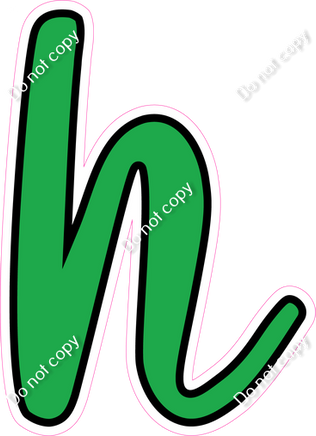 CUL 23.5" Individuals - Flat Green h