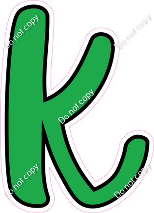 CUL 23.5" Individuals - Flat Green k